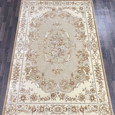 Ковер бельгийский 5082498550 KUNDUZ (Вискоза, бежевый)