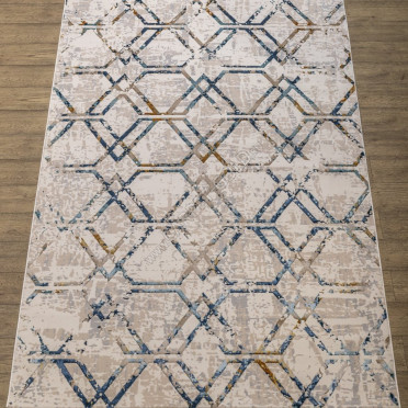 КОВРЫ ДИЗАЙН NJ76A ЦВЕТ BLUE Rich