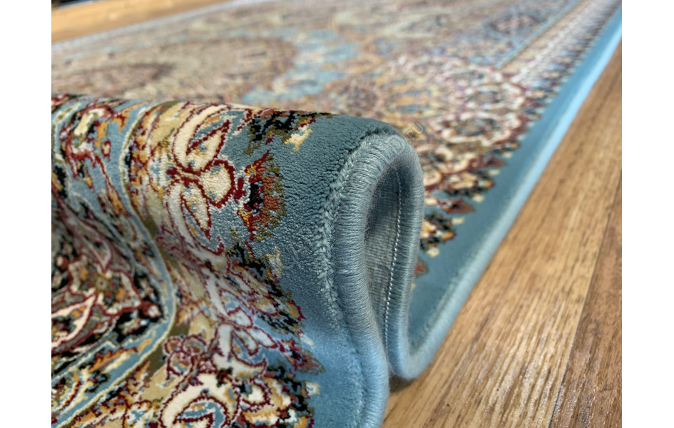 Ковер турецкий Абришим 3809A BLUE прямоугольный