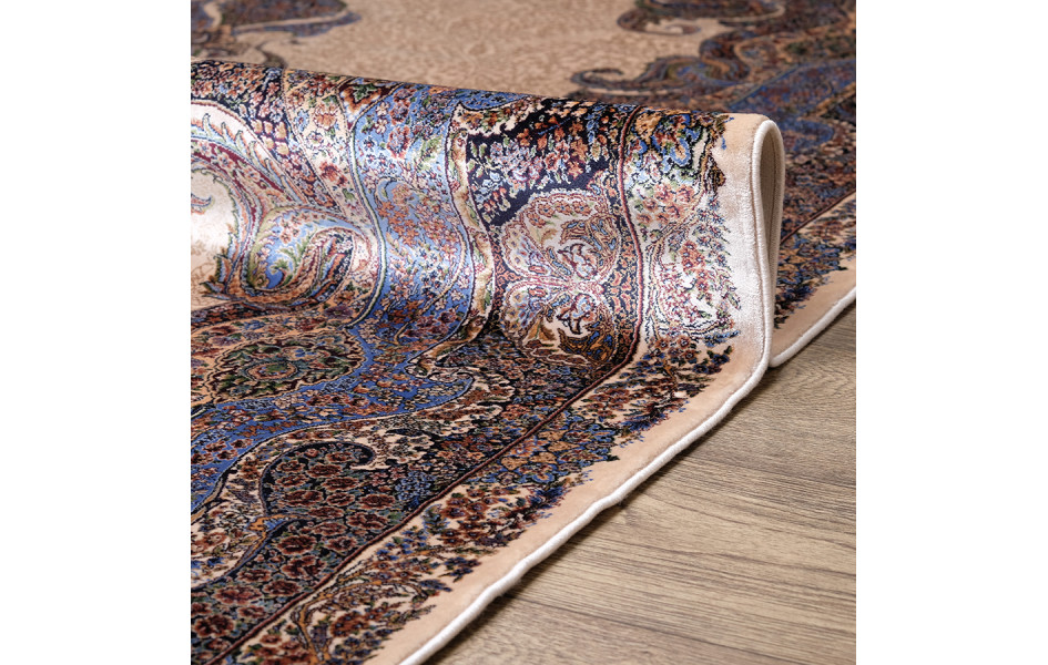 Ковер ДИЗАЙН 2018A ЦВЕТ CREAM / BLUE