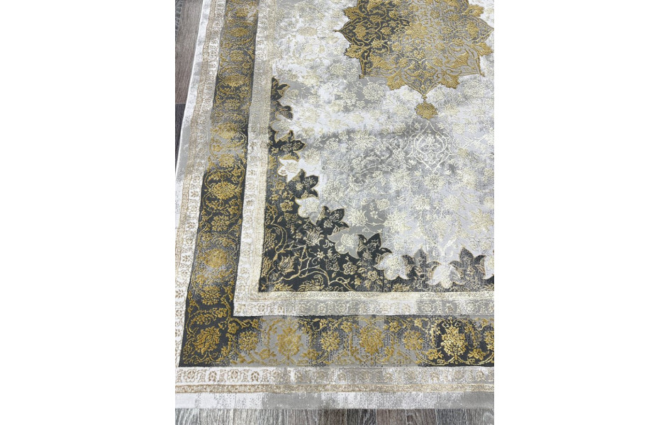 Ковер турецкий Lisa AA610A IVORY MUSTARD прямоугольный