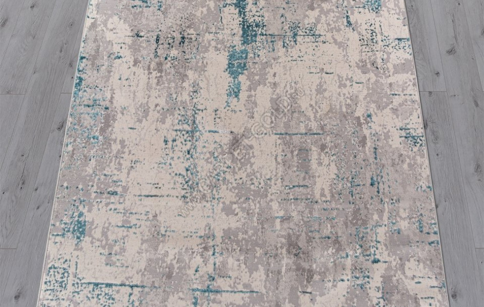 Ковер F169 - CREAM-D.BLUE - Дорожка - коллекция LIMAN
