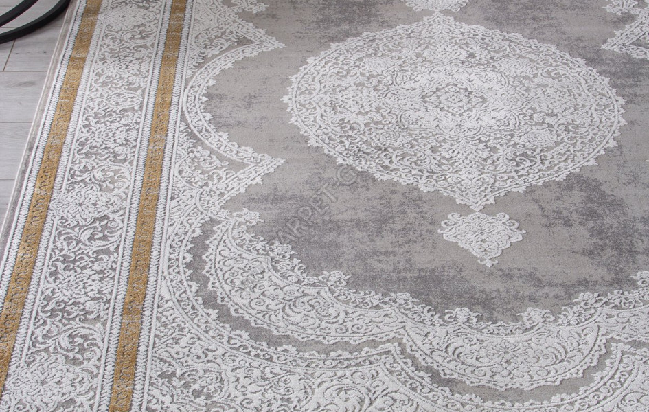Ковер 26162A - GREY / WHITE - Прямоугольник - коллекция ANATOLIA